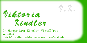 viktoria kindler business card
